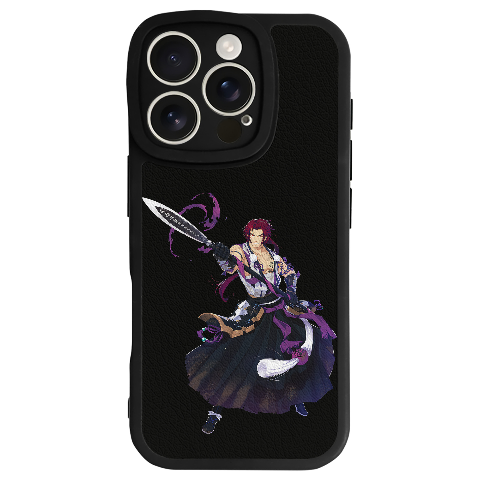 （画像用） 刀剣乱舞 Touken Ranbu 【iPhone 16シリーズ対応】シリコンスマホケース（レザー調） 材質：シリコン